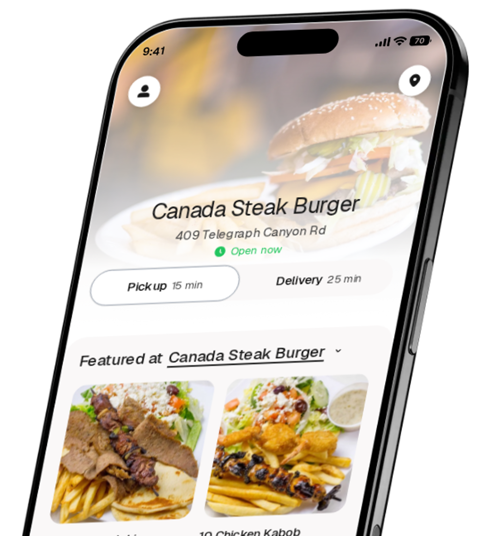 Canada Steak Burger app preview