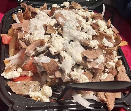 Large Gyro Fries.