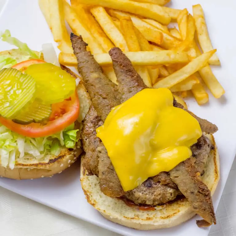 Indulge in Our Cheeseburger
